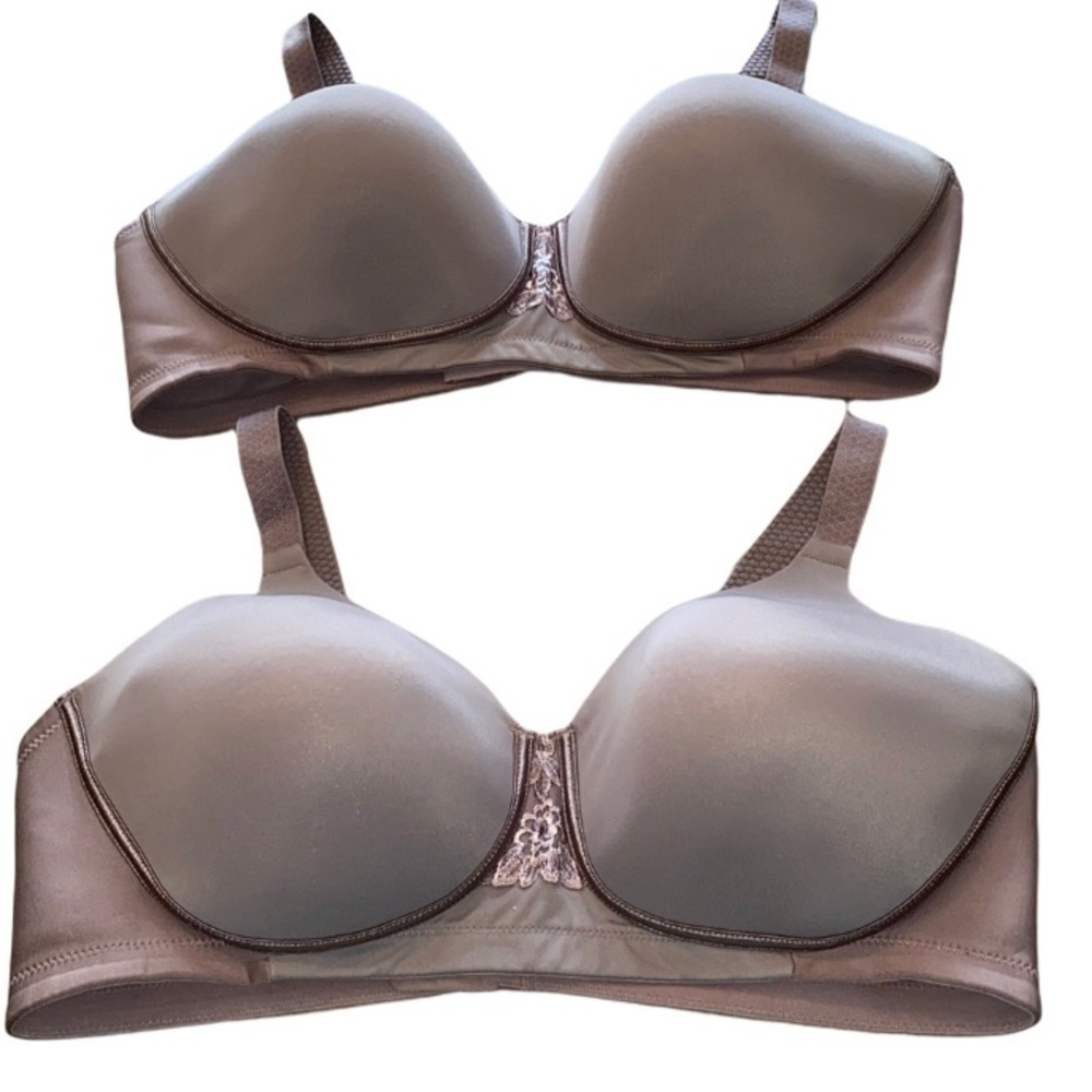 2 Vanity Fair Women’s Full Coverage Bra’s Size 42D